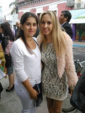 Con mi prima...