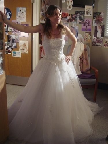 Inspiracion vestidos de bodas de series: Grey's Anatomy 3