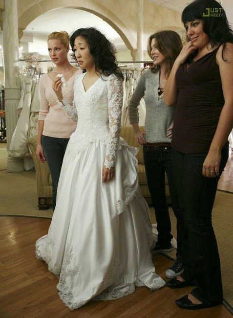 Inspiracion vestidos de bodas de series: Grey's Anatomy 1