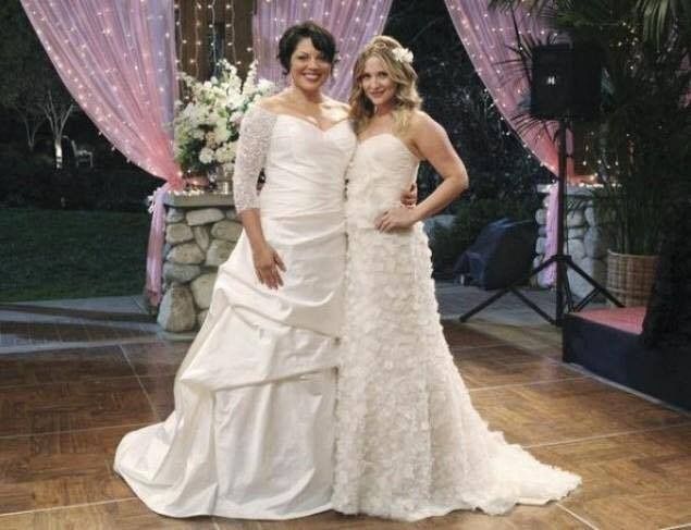 Inspiracion vestidos de bodas de series: Grey's Anatomy 9
