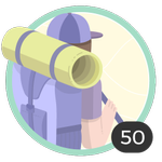 Aventurera (50). Tu espíritu aventurero no conoce límites. Participaste en 50 posts así que ya podés lucir esta bonita insignia.