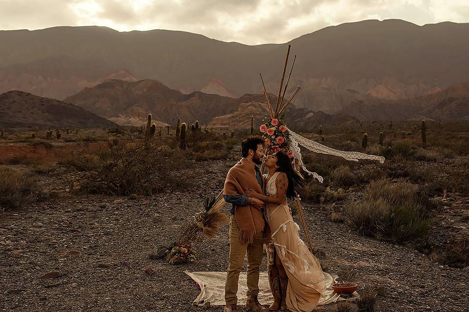 Boda íntima en Jujuy