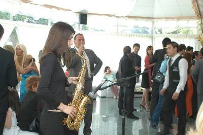 Tocando en evento