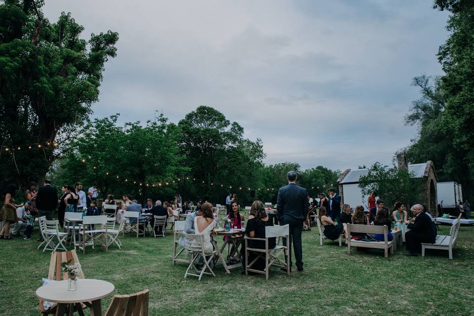 Evento en el jardín