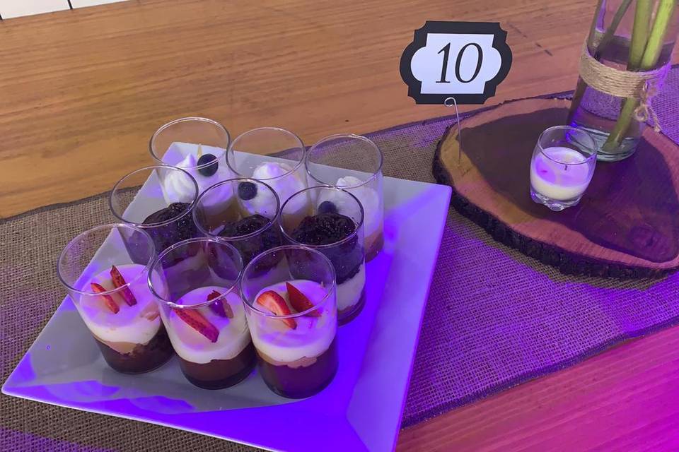 Postres shots