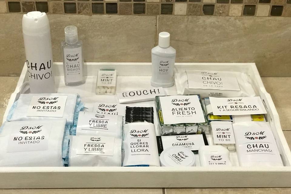 Kit de baños de fiestas