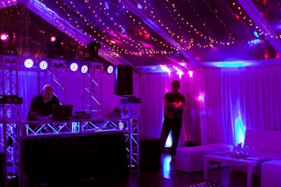 Dj truss efectos pista led