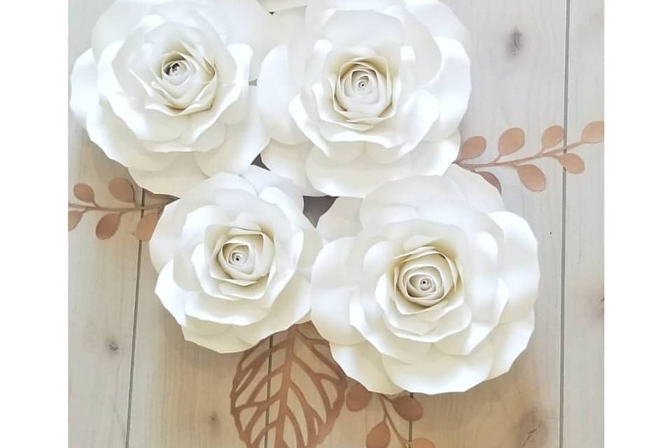 Rosas de papel