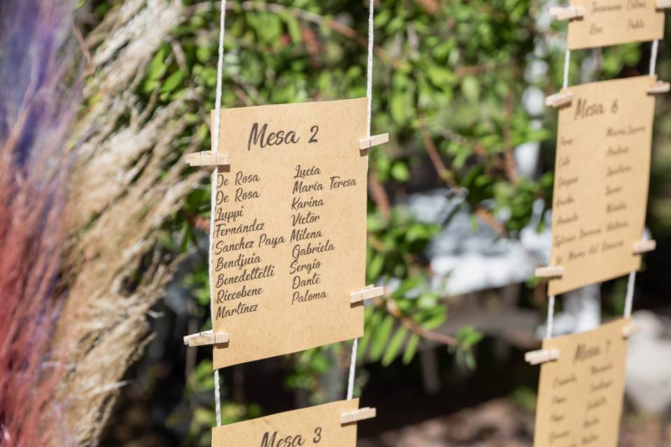 Seating plan