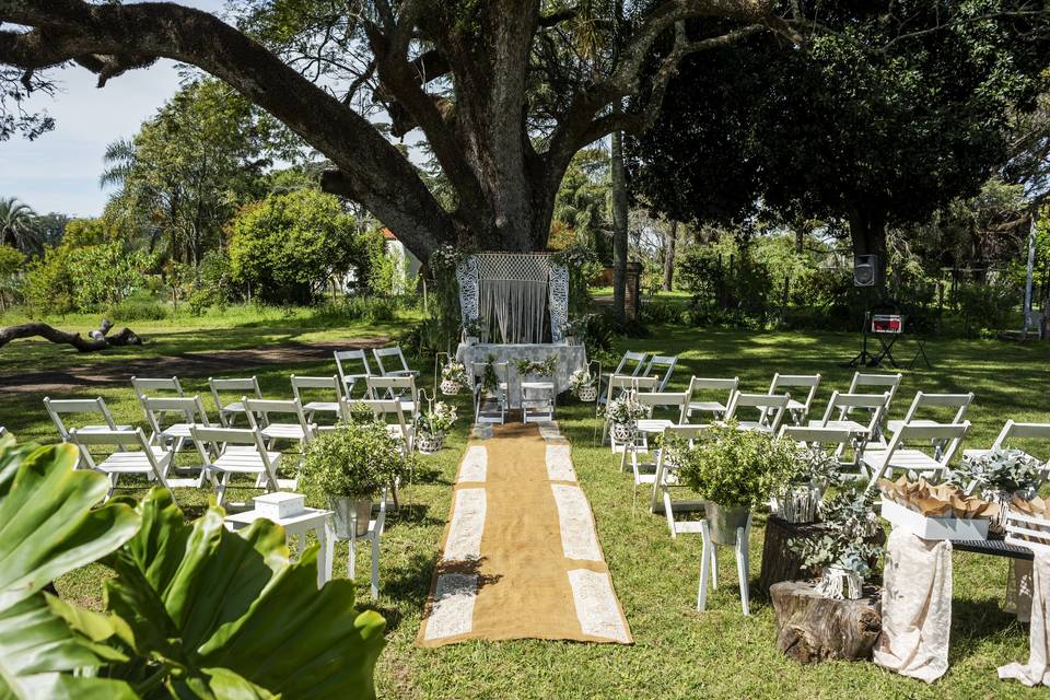 Ceremonia en casco histórico