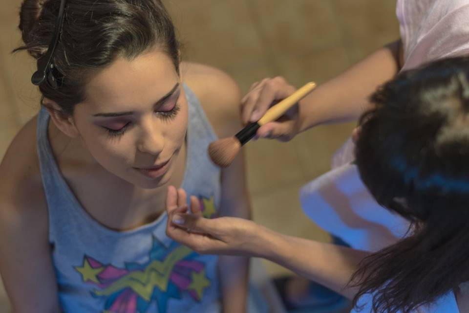 Corina Gine Hair Style & Make Up