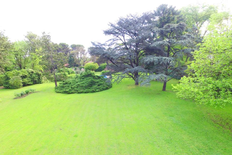 Vista aérea del parque