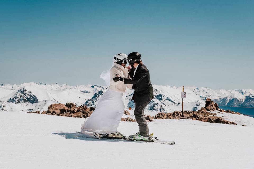 Casamiento en la nieve