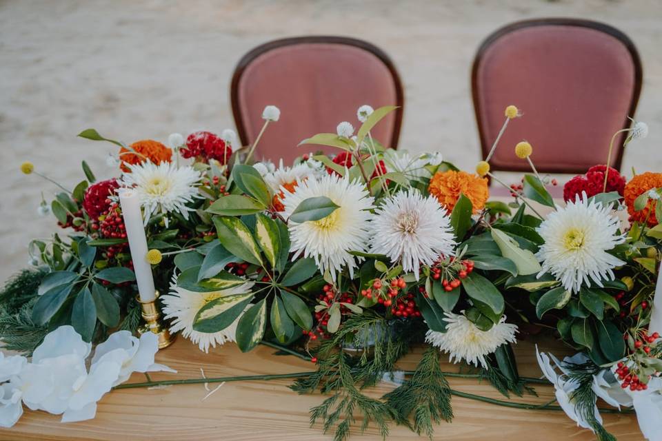 Mesa de los novios