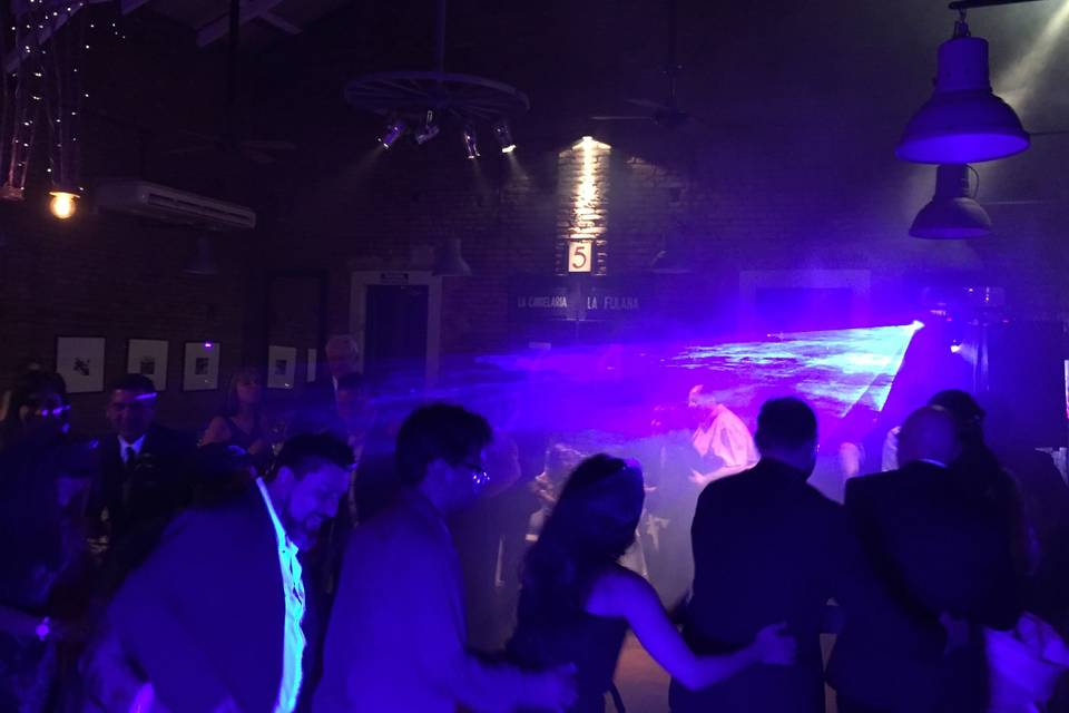 Laser para tanda de baile