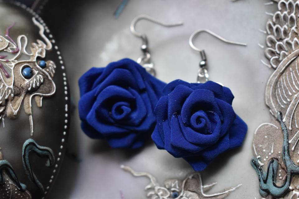 Aros Rose Azul
