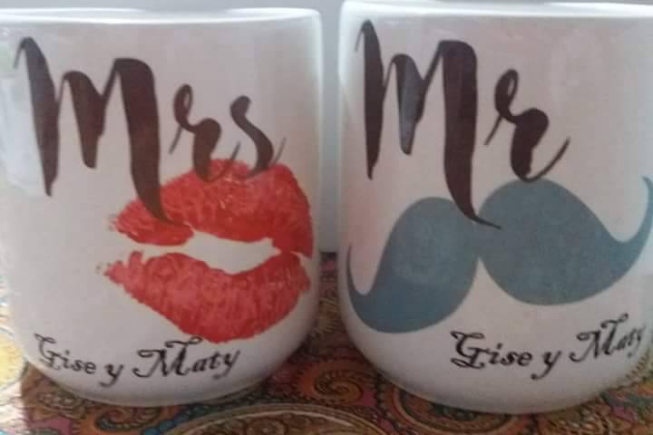 Tazas Mrs & Mr