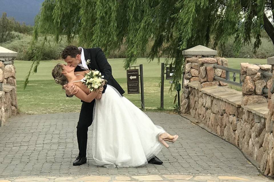 Los novios en Cafayate