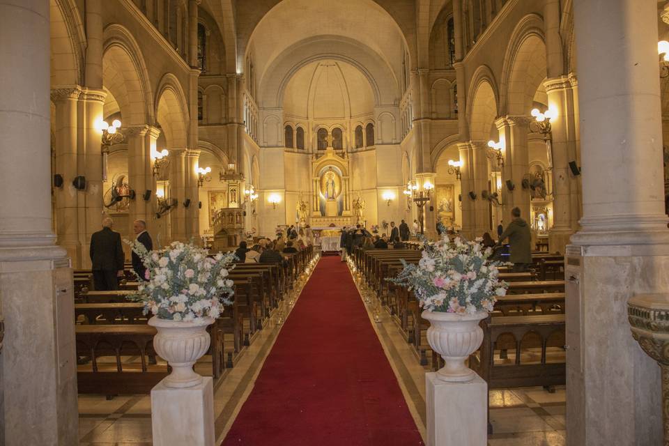 Dani y Juan iglesia