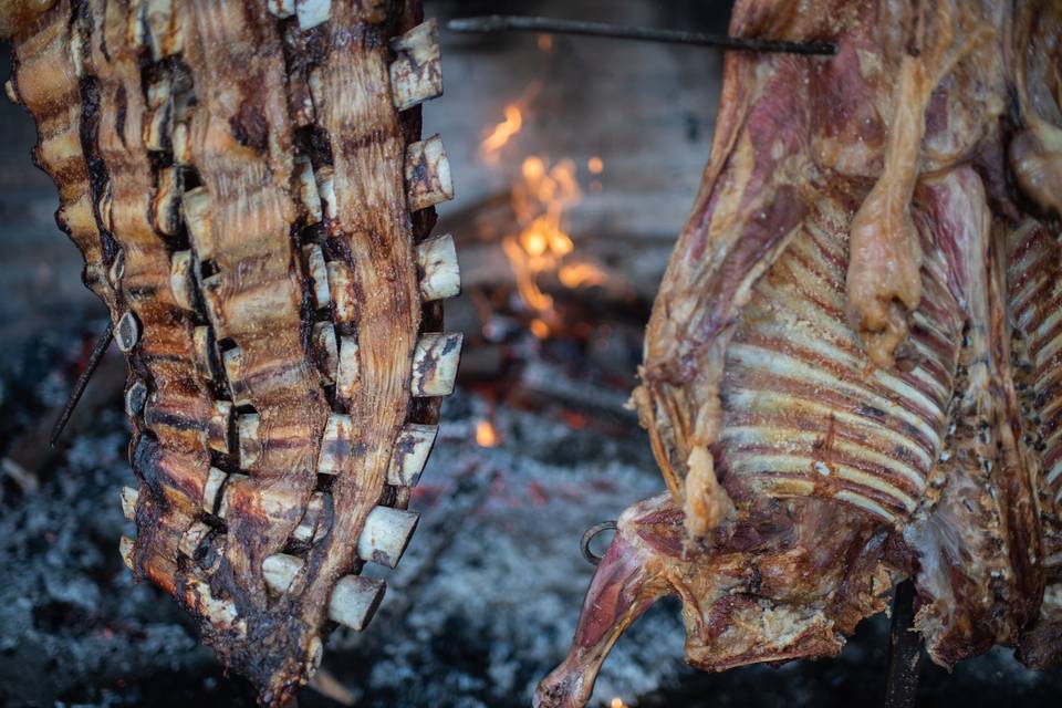 Asado patagónico