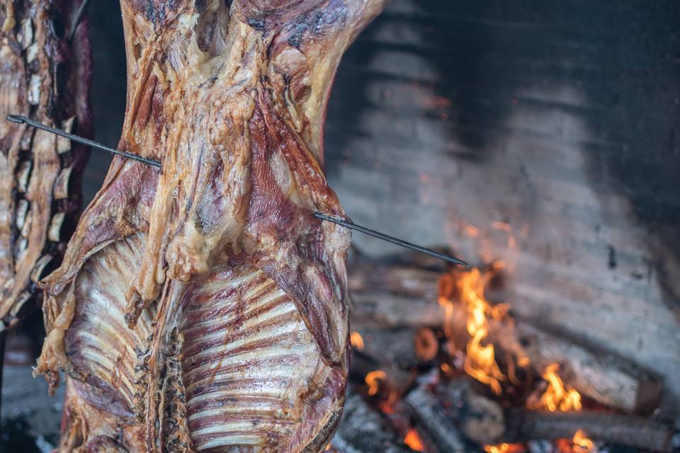 Asado patagónico