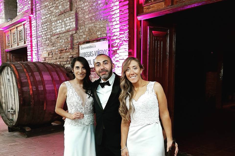 Con las novias