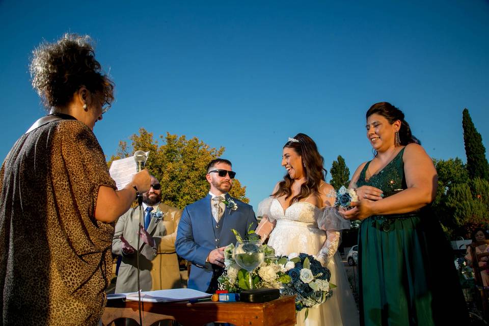Ceremonia civil bodega