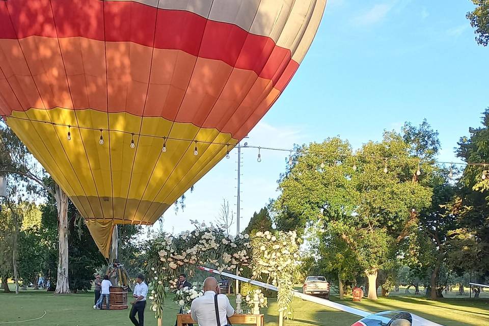 Civil con aerostático