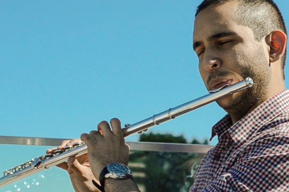 Flautista Rafael Urbaneja