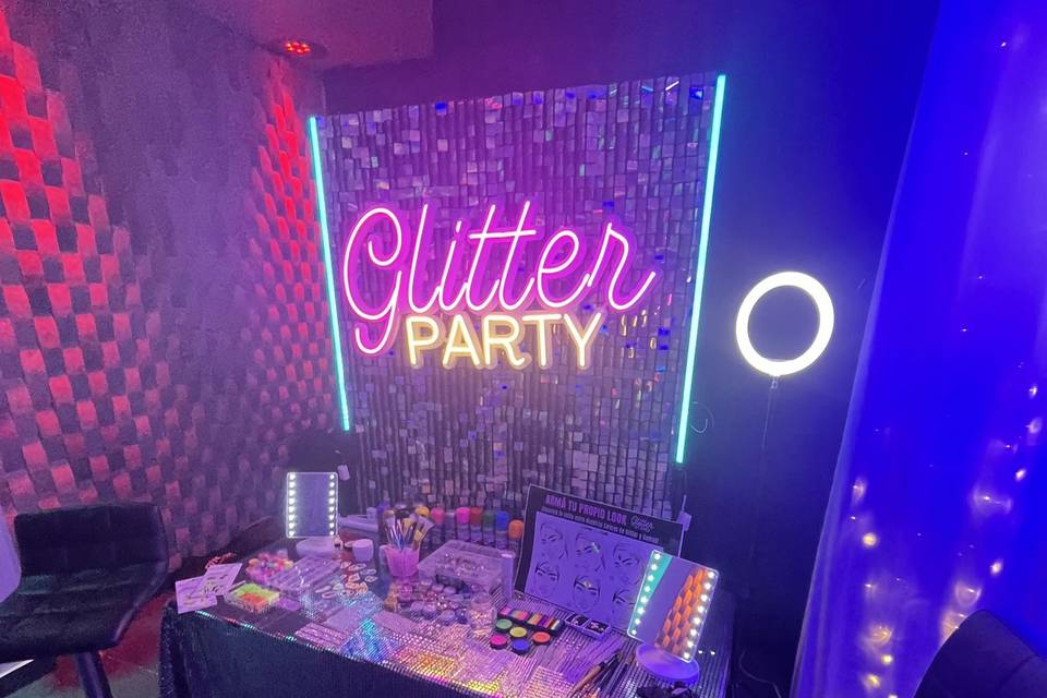 Nuestro glitter stand