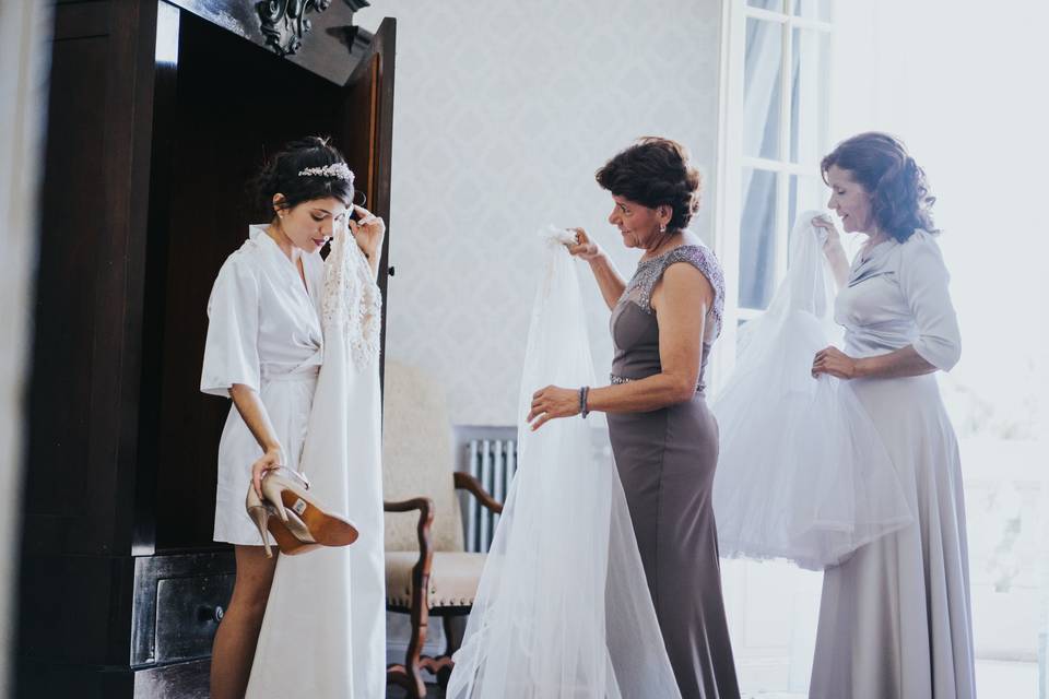 Preparación de novia