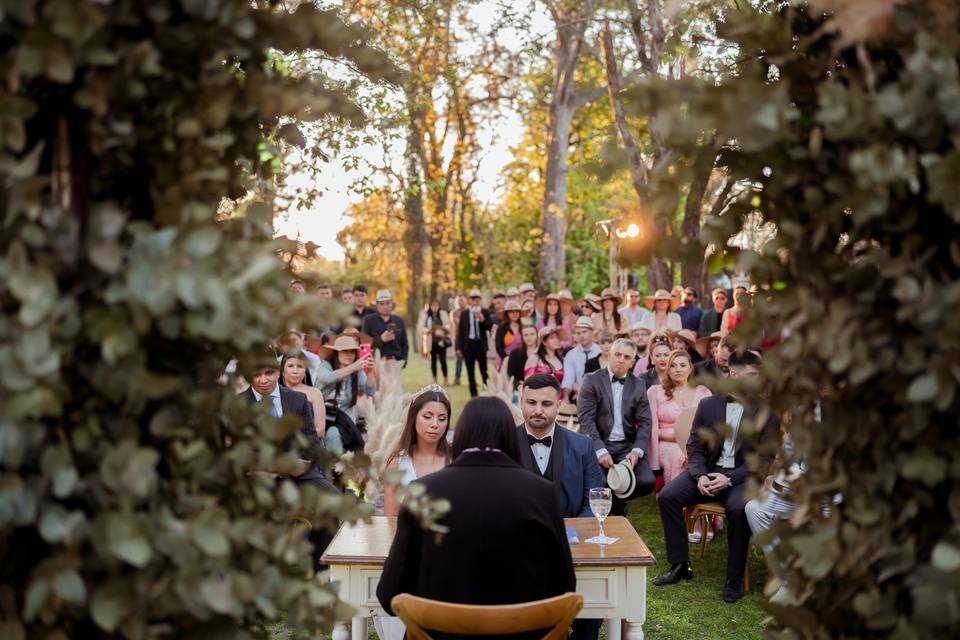 Casamiento al aire libre