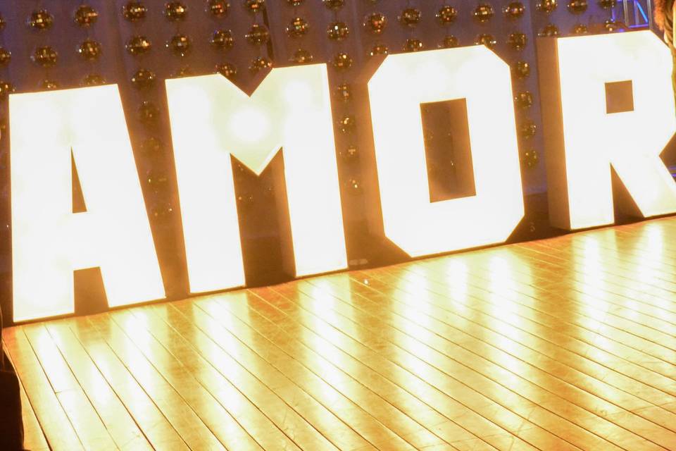 Letras 3D de 1,20 de altura