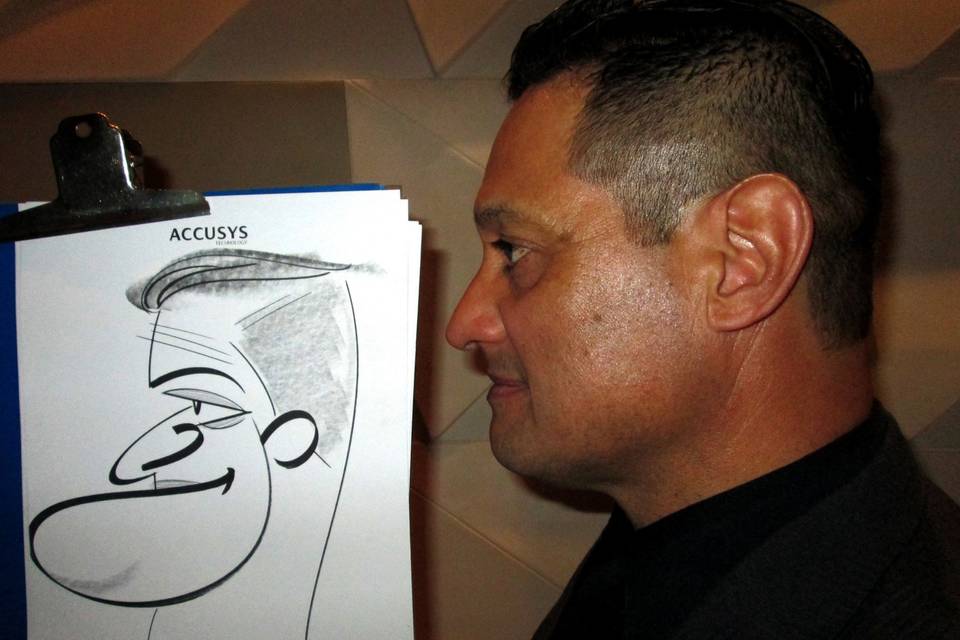 Caricaturista Marcelo Guerra