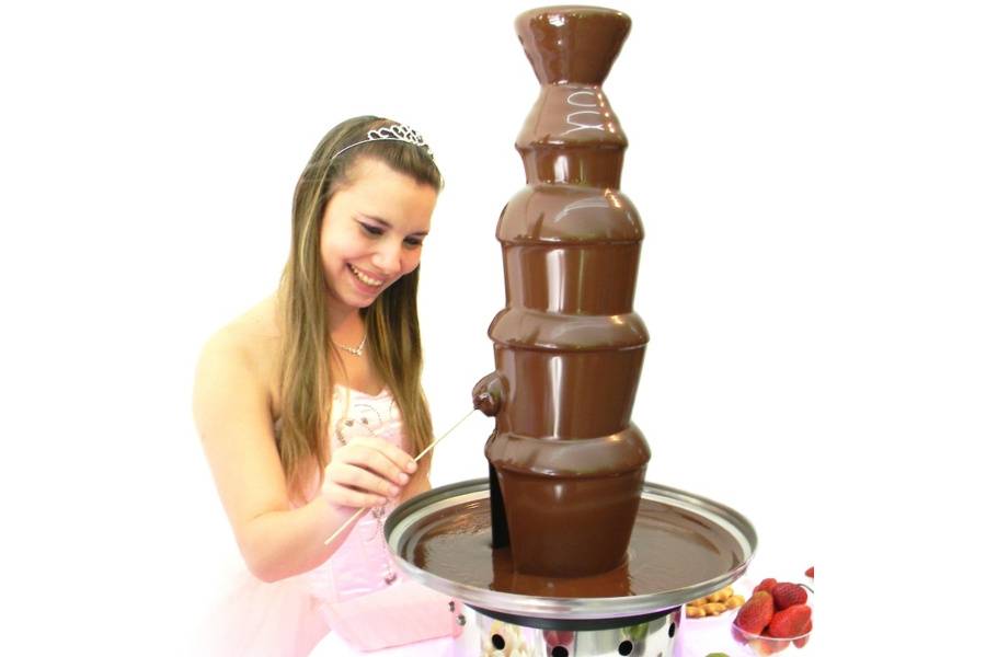 Cascada de chocolate grande
