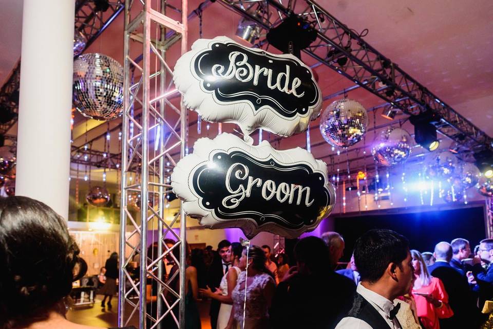 Decoración con globos