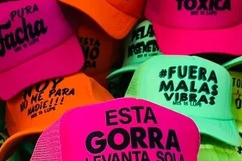 Gorras con frases