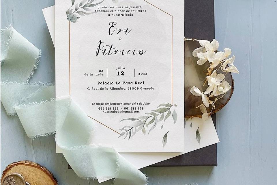 Tarjeta invitación