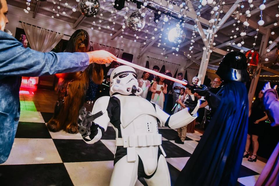 Stormtrooper en la fiesta