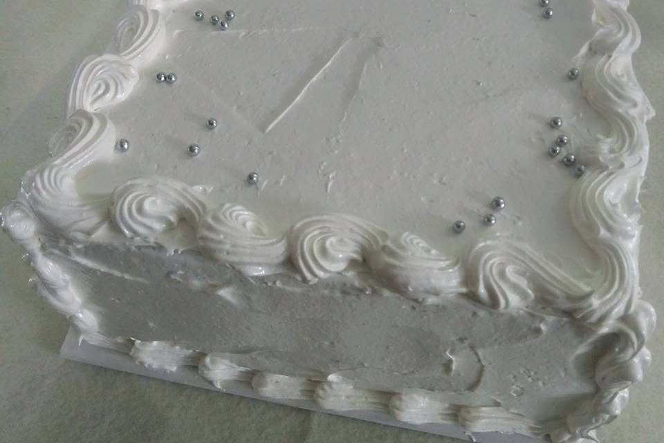 Torta de bodas en merengue