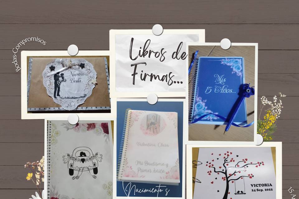 Libros de firmas...