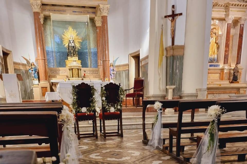 Decoración matrimonio iglesia