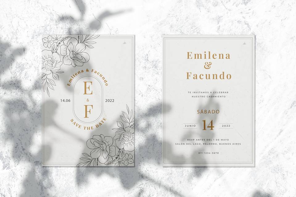 Invitación de casamiento