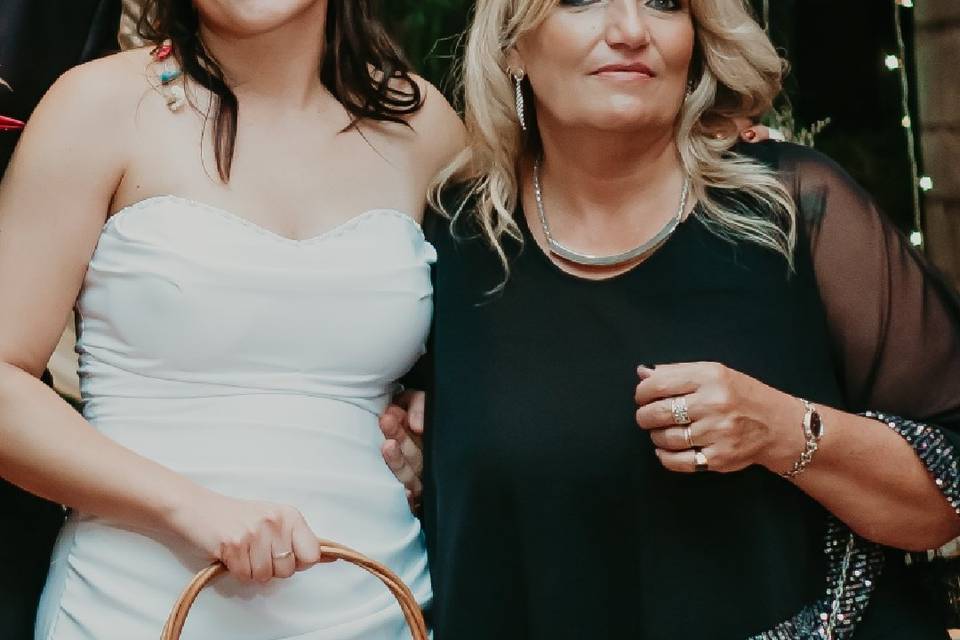 Novia y mamá de la novia