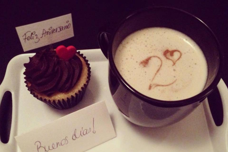 Cupcakes love - aniversario