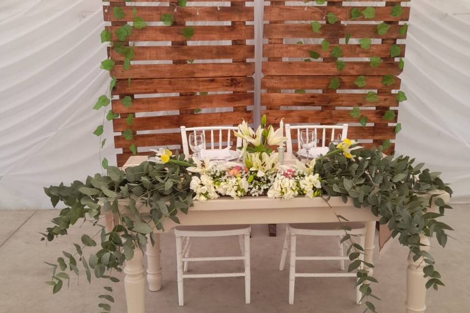 Mesa boda