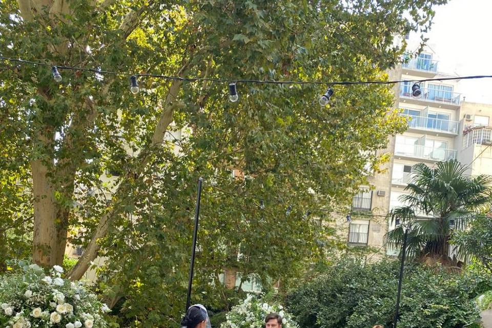 Boda en el jardin