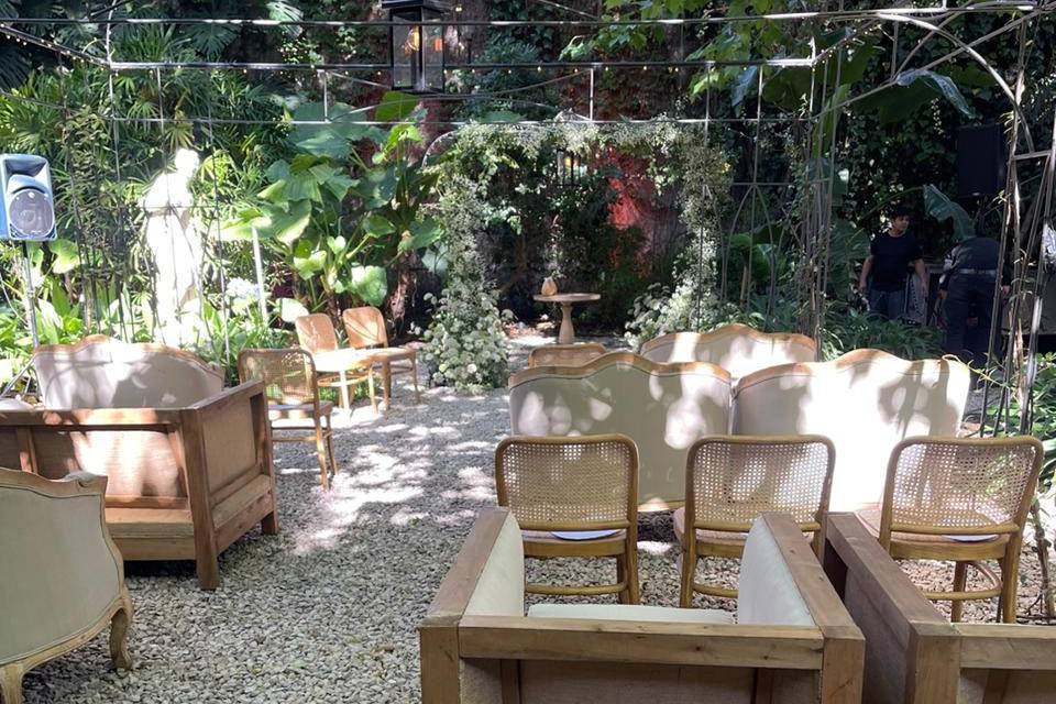 Ambientacion en jardin