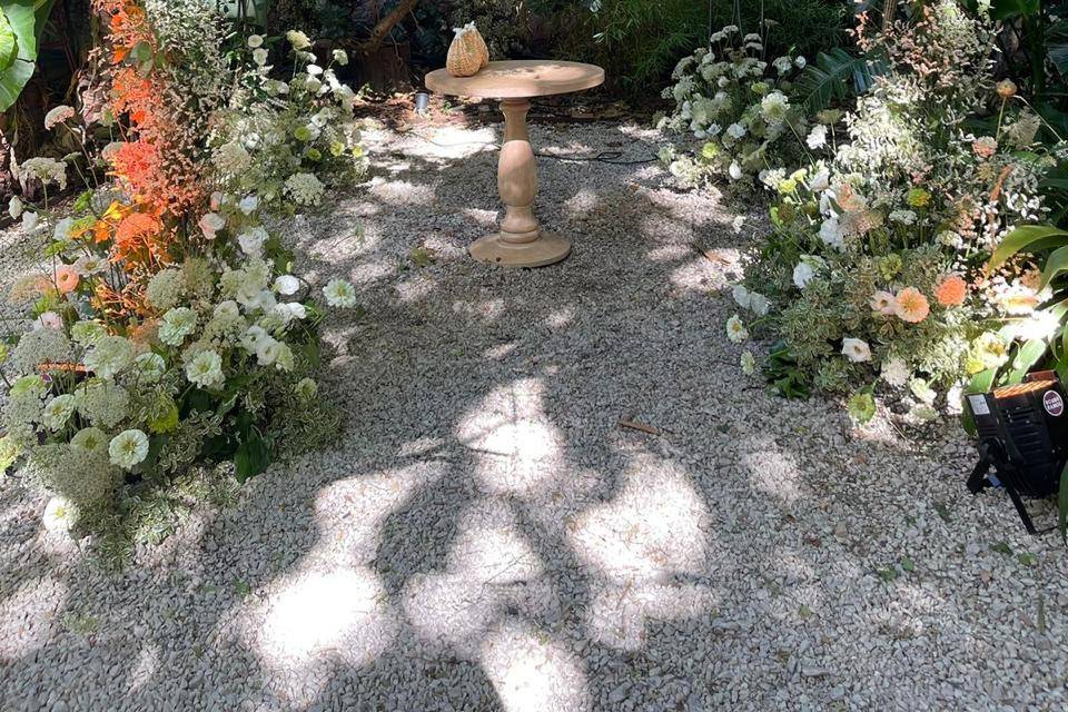 Ceremonia en jardin