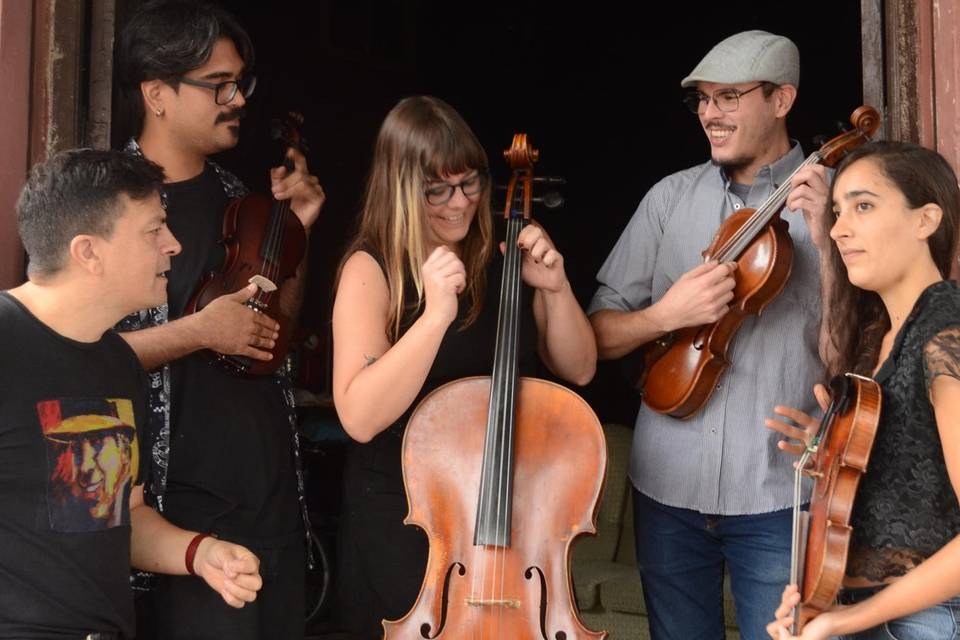 Con Claudio González en voz